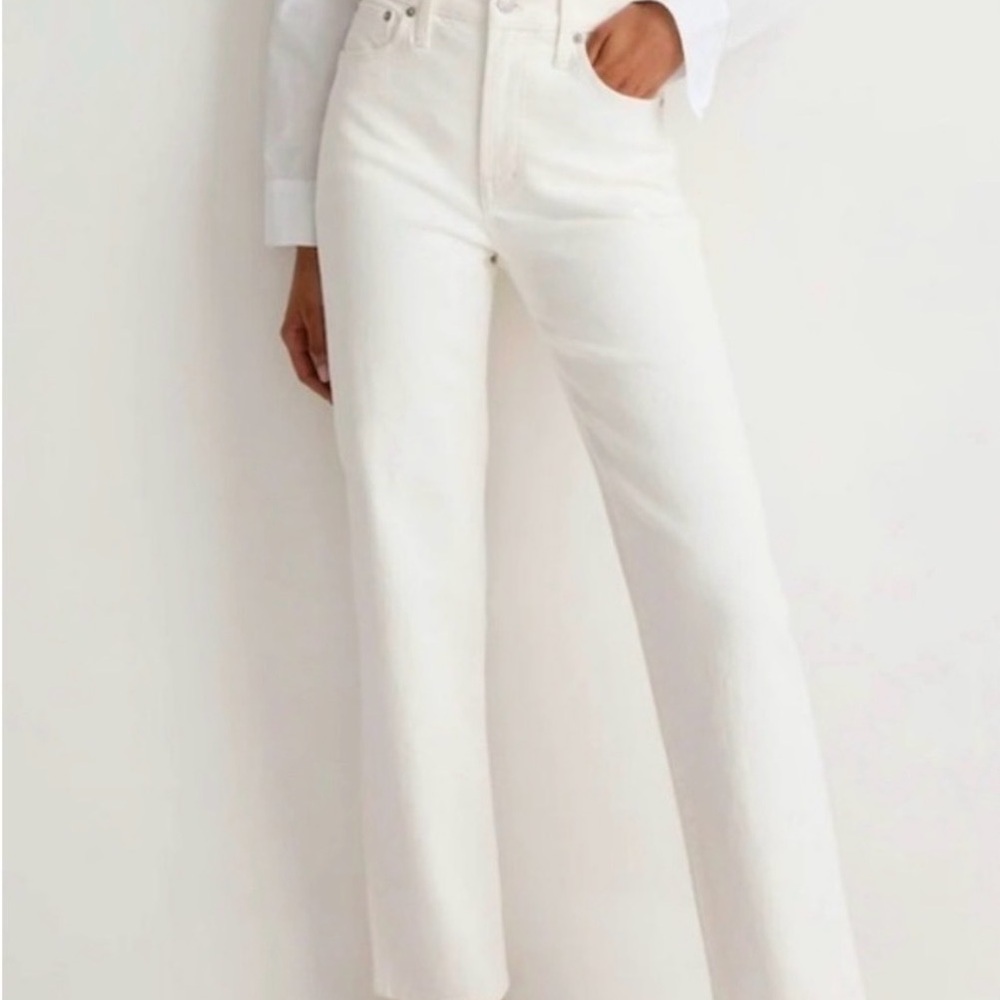 Madewell Perfect Vintage White Jeans